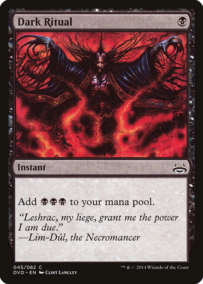 Dark Ritual [Duel Decks: Anthology] 45