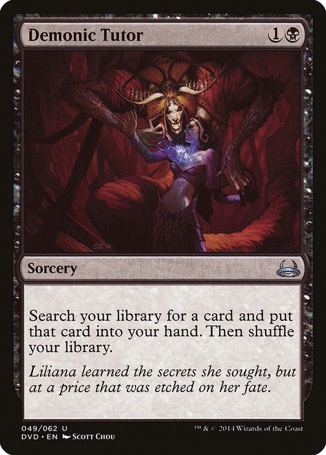 Demonic Tutor [Duel Decks: Anthology] 49