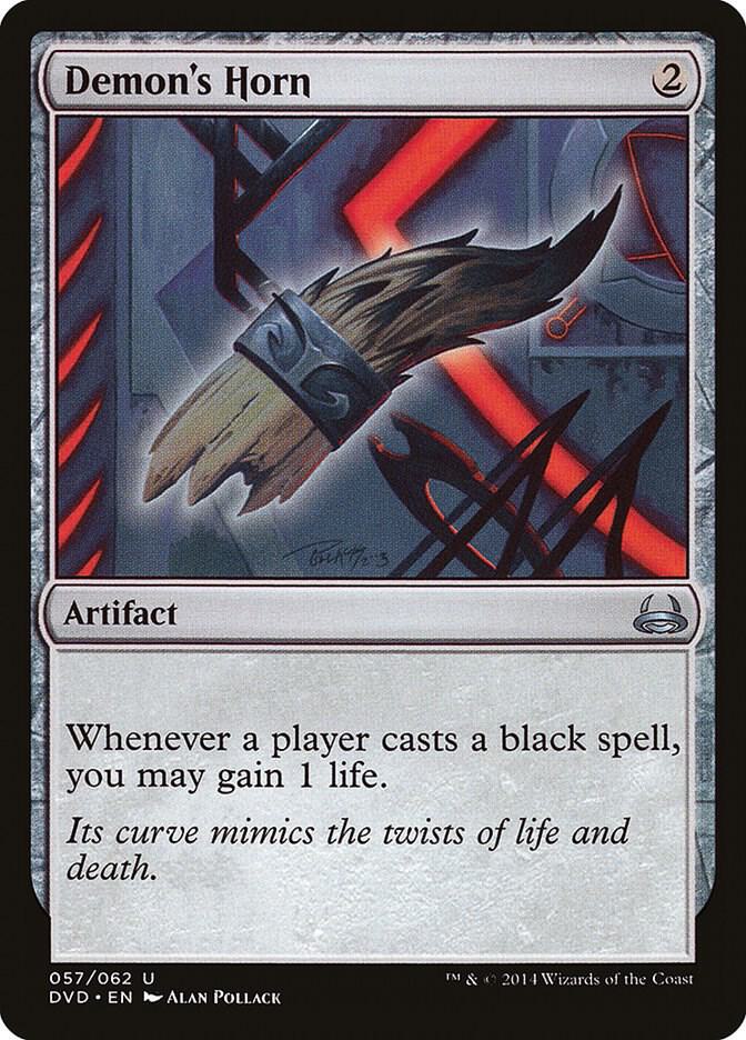 Demon's Horn [Duel Decks: Anthology] 57