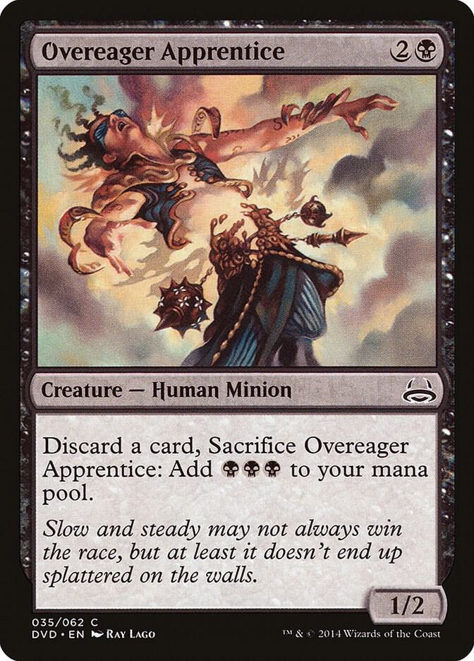 Overeager Apprentice [Duel Decks: Anthology] 35
