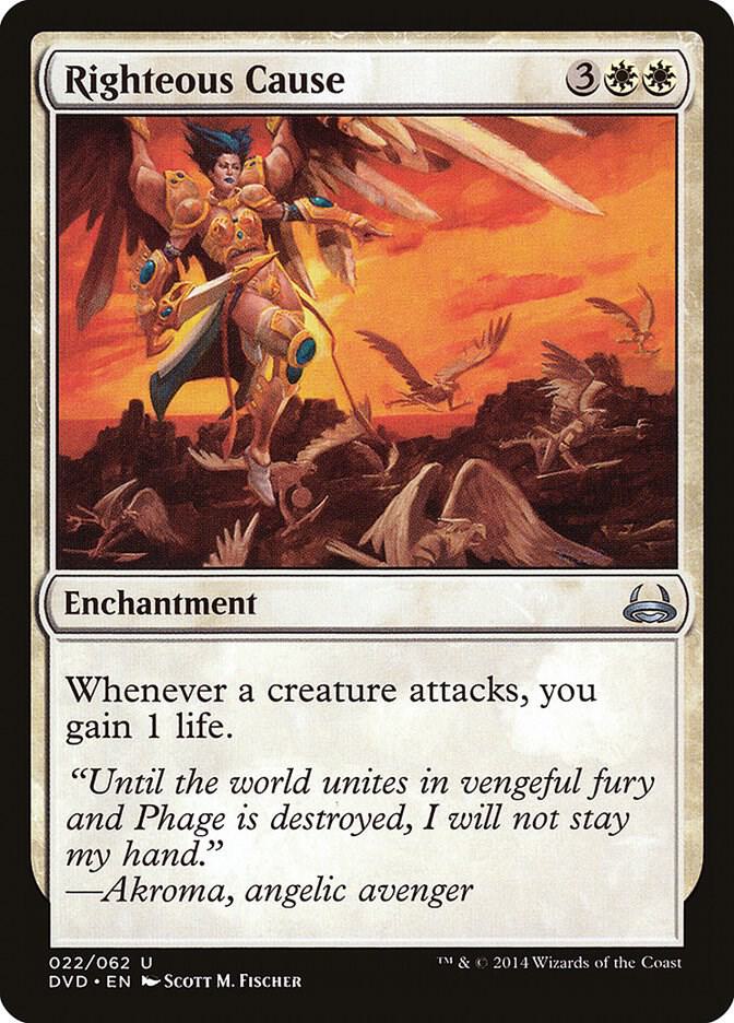 Righteous Cause [Duel Decks: Anthology] 22