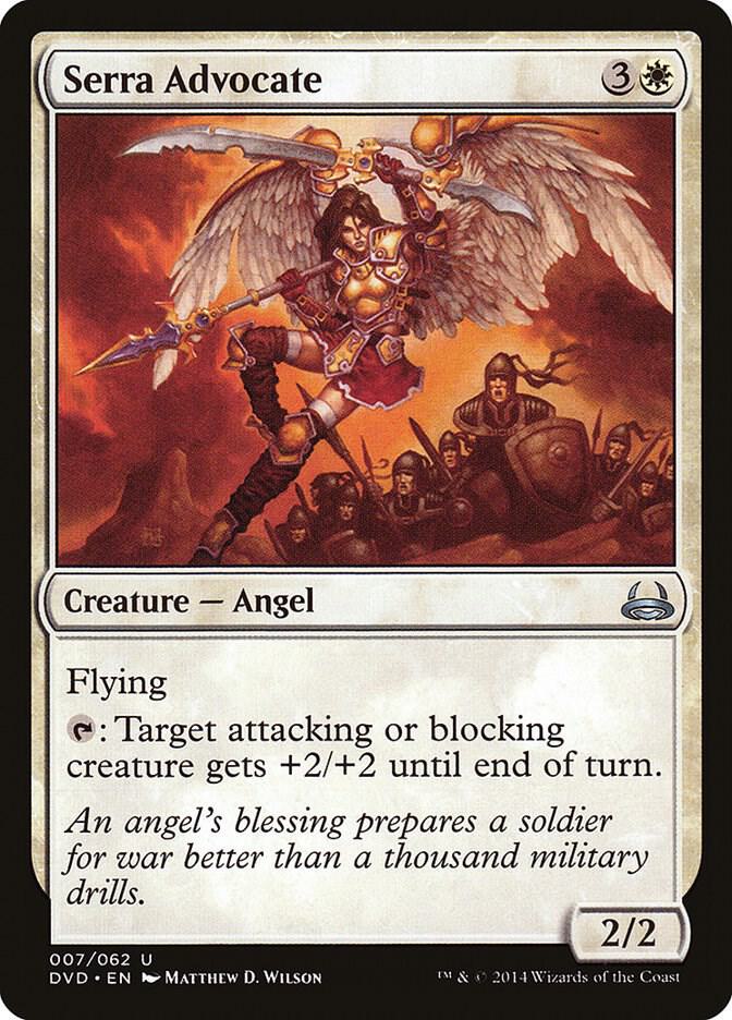 Serra Advocate [Duel Decks: Anthology] 7