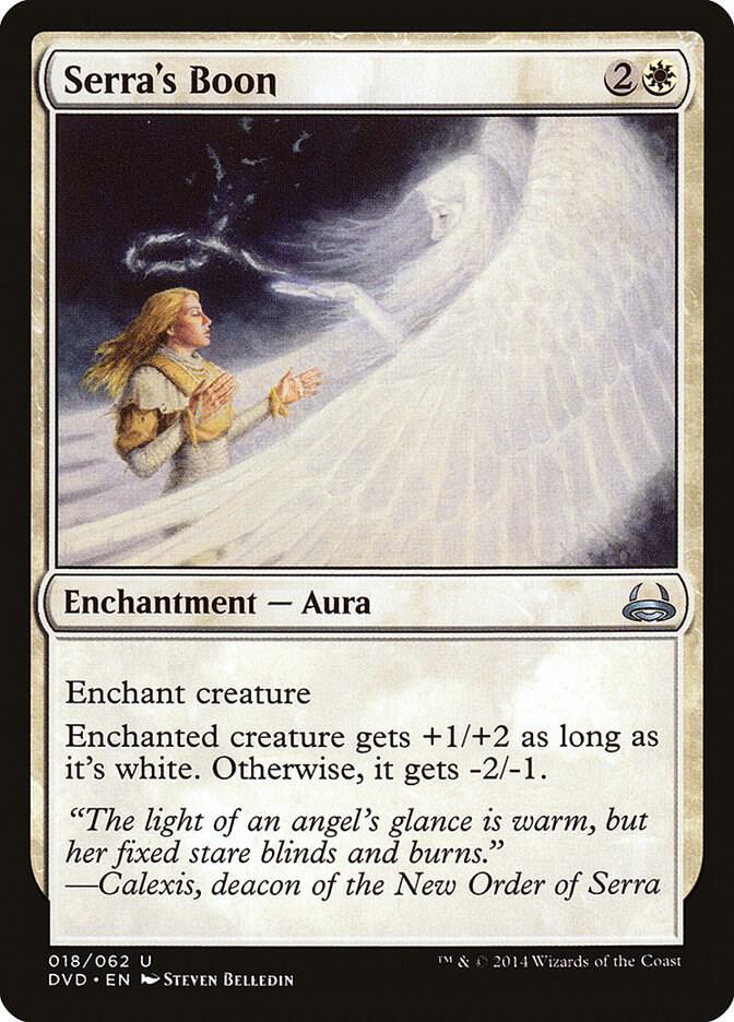 Serra's Boon [Duel Decks: Anthology] 18
