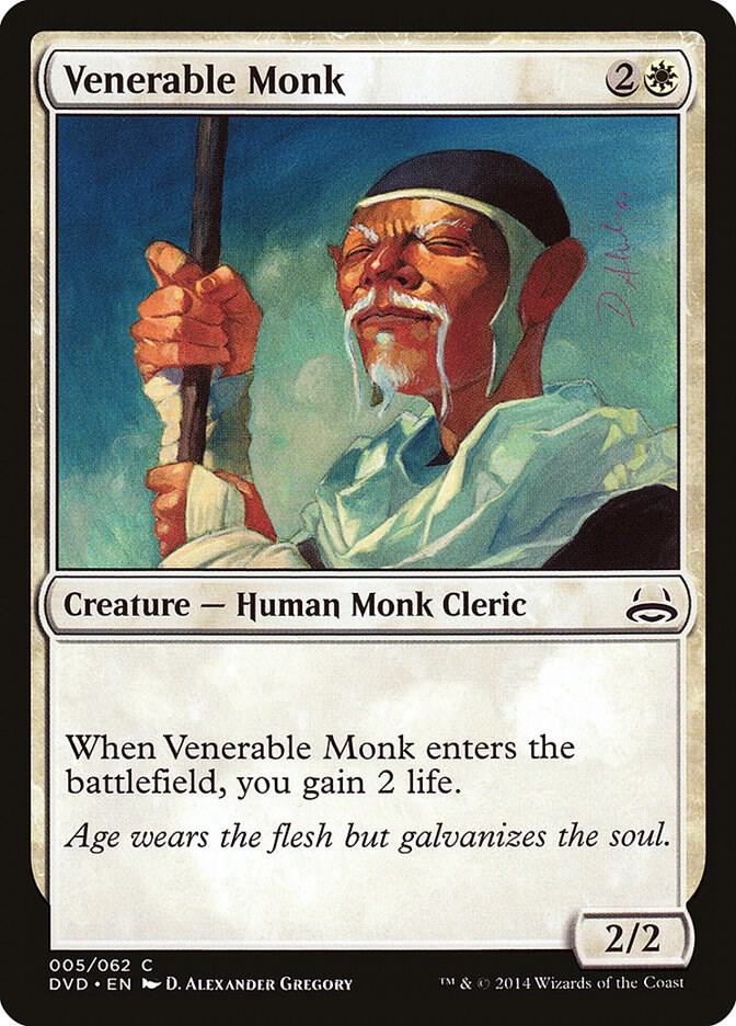 Venerable Monk [Duel Decks: Anthology] 5