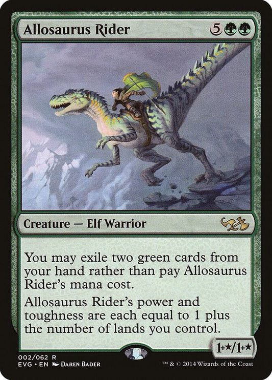 Allosaurus Rider [Duel Decks: Anthology] 2