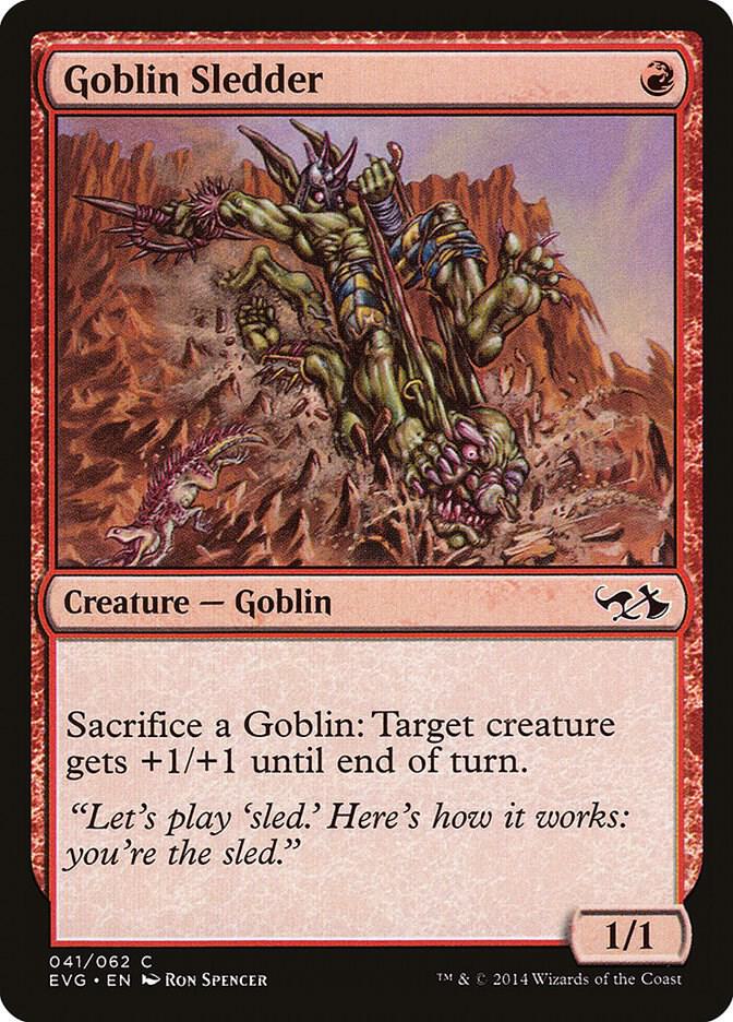 Goblin Sledder [Duel Decks: Anthology] 41
