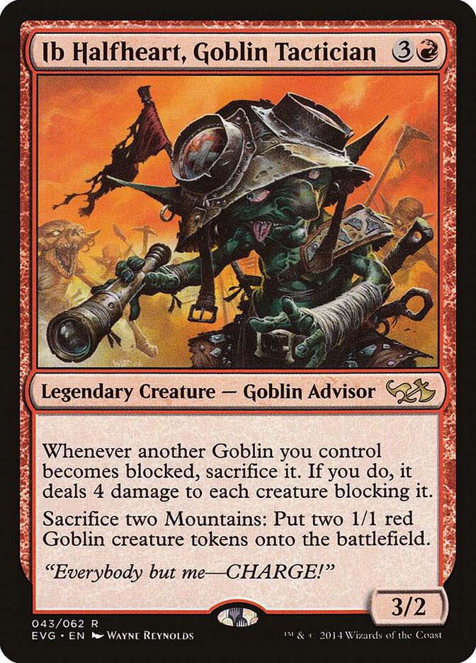 Ib Halfheart, Goblin Tactician [Duel Decks: Anthology] 43