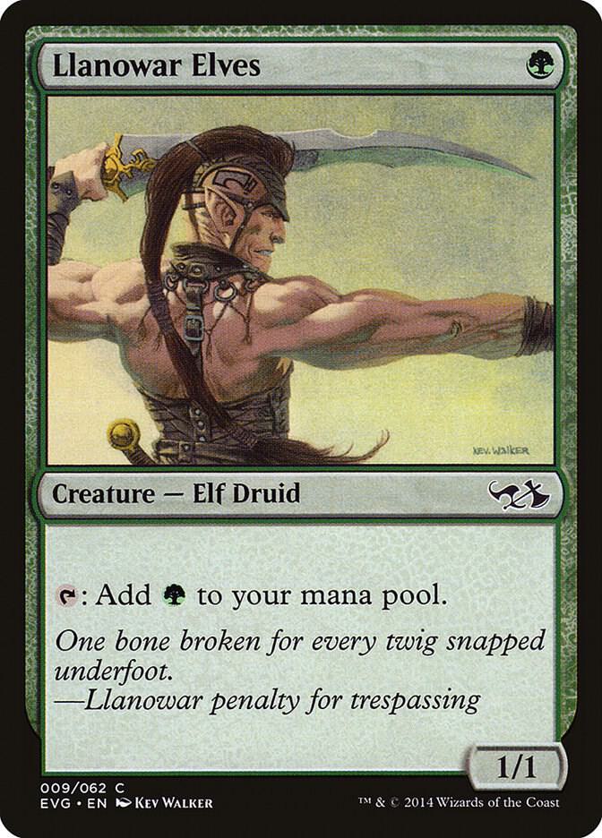 Llanowar Elves [Duel Decks: Anthology] 9