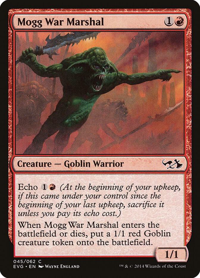 Mogg War Marshal [Duel Decks: Anthology] 45