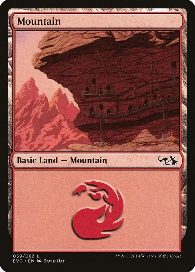 Mountain (059) (EVG) [Duel Decks: Anthology] 59