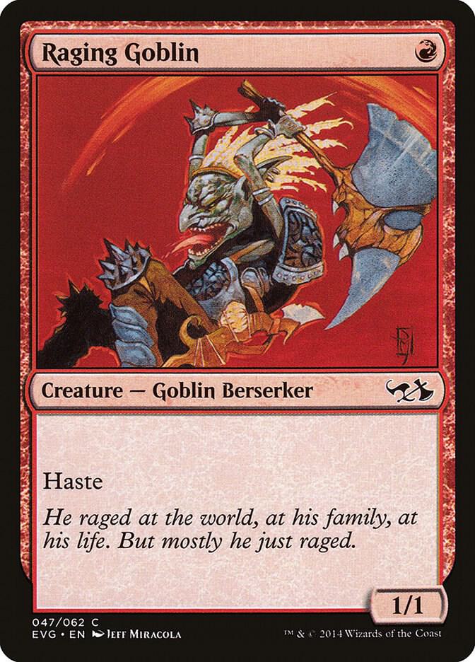 Raging Goblin [Duel Decks: Anthology] 47