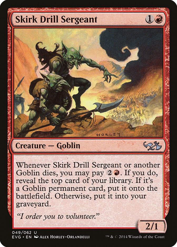 Skirk Drill Sergeant [Duel Decks: Anthology] 49