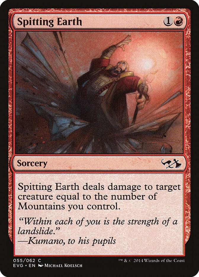 Spitting Earth [Duel Decks: Anthology] 55