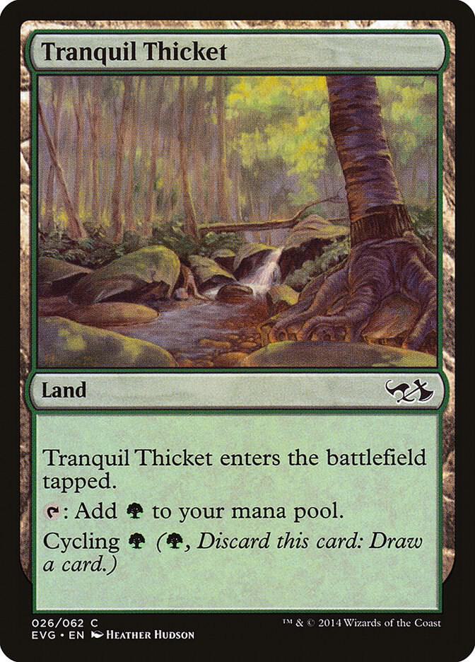 Tranquil Thicket [Duel Decks: Anthology] 26