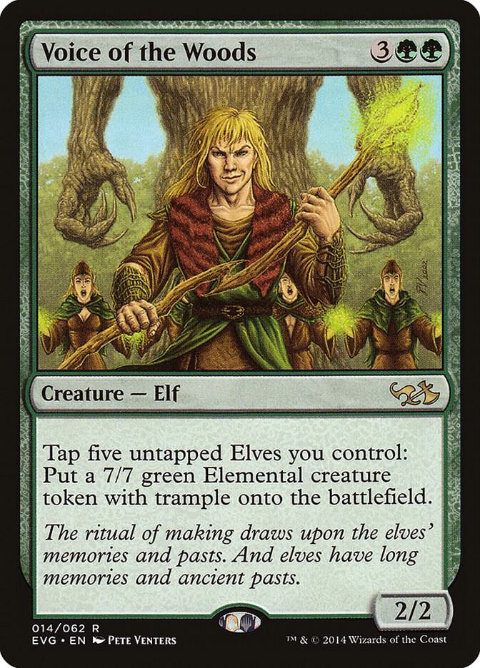 Voice of the Woods [Duel Decks: Anthology] 14