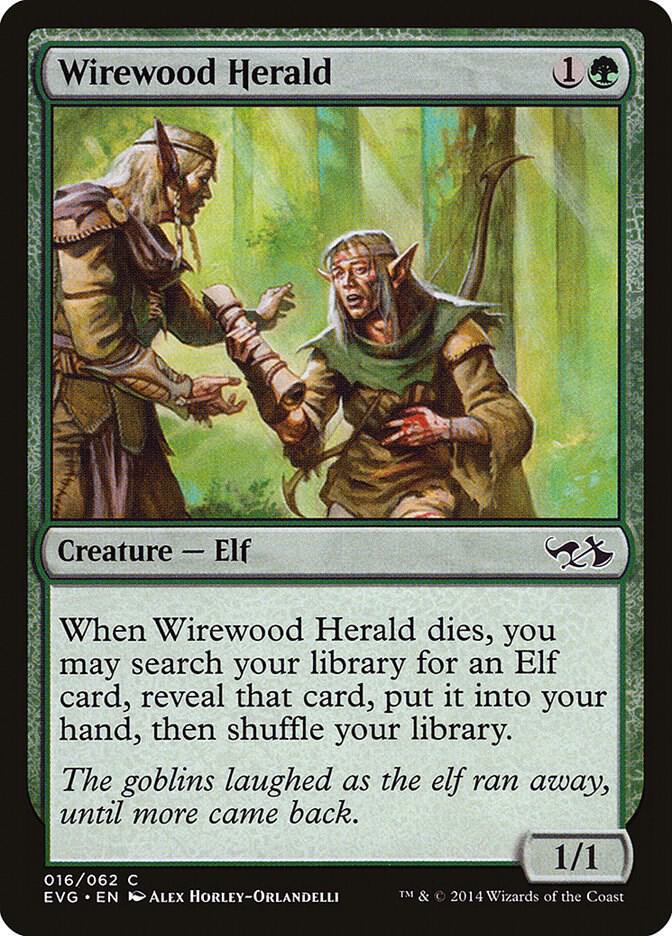 Wirewood Herald [Duel Decks: Anthology] 16