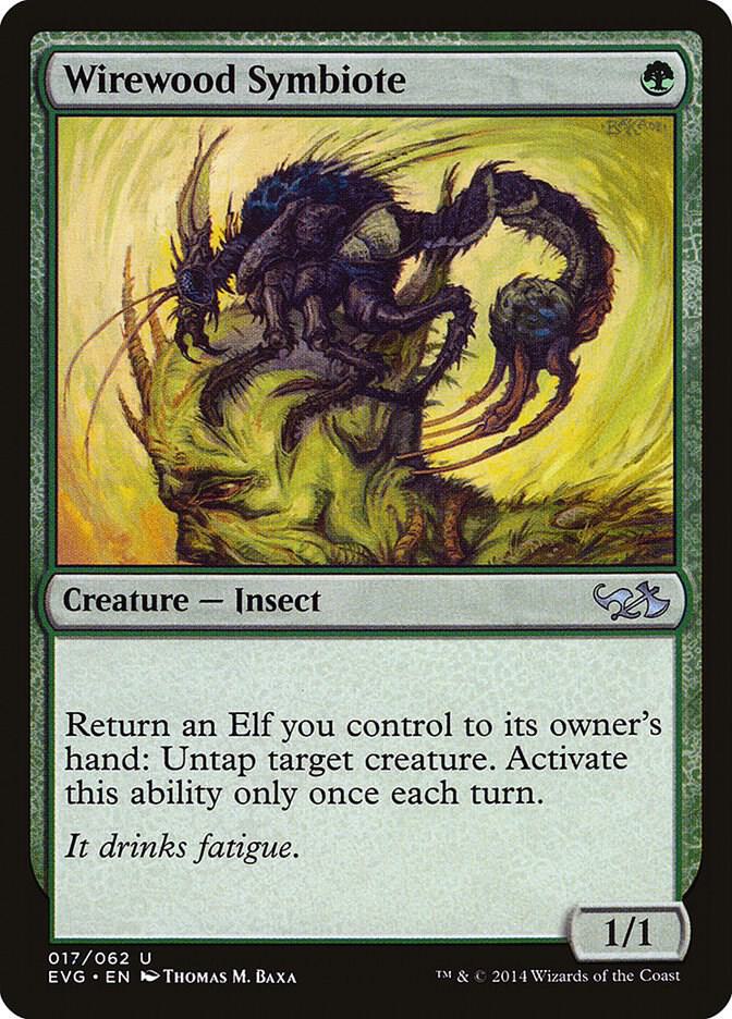 Wirewood Symbiote [Duel Decks: Anthology] 17
