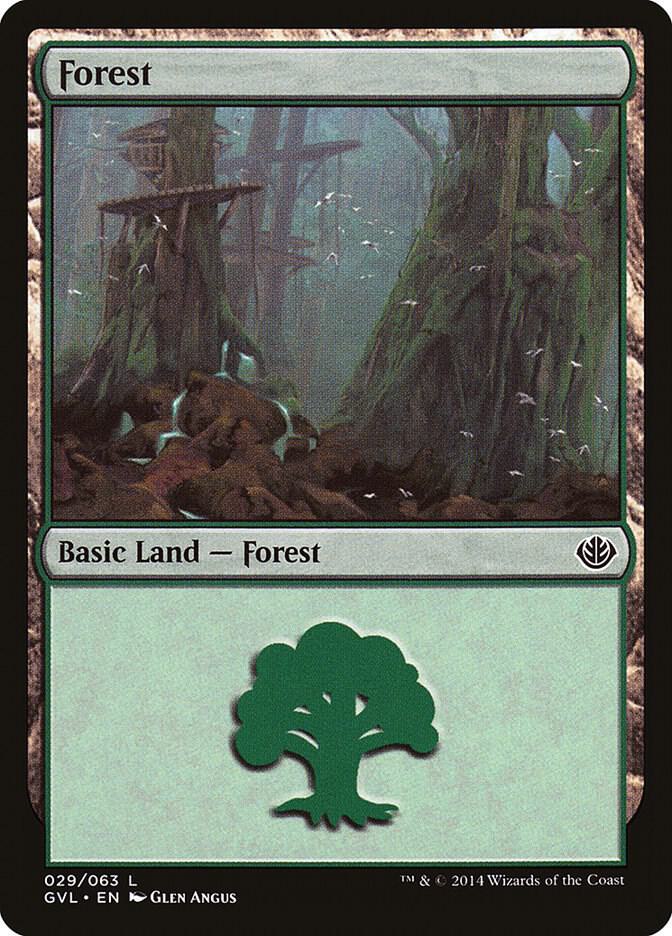 Forest (029) (GVL) [Duel Decks: Anthology] 29