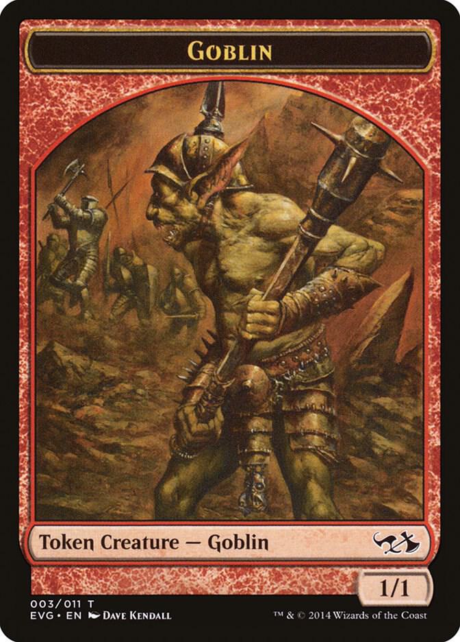 Goblin Token (EVG) [Duel Decks: Anthology] 3