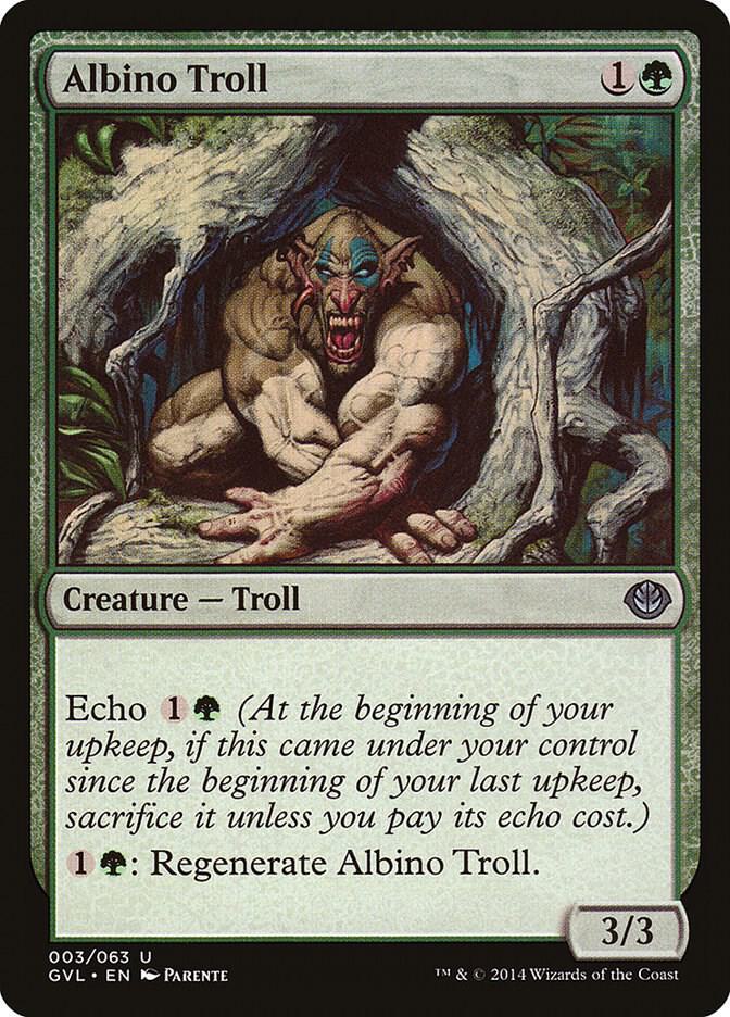 Albino Troll [Duel Decks: Anthology] 3