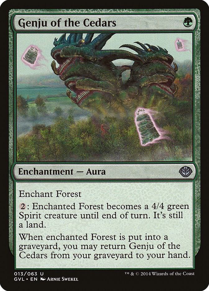 Genju of the Cedars [Duel Decks: Anthology] 13