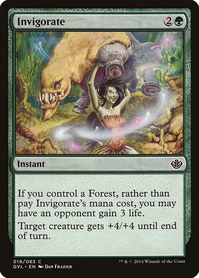 Invigorate [Duel Decks: Anthology] 19