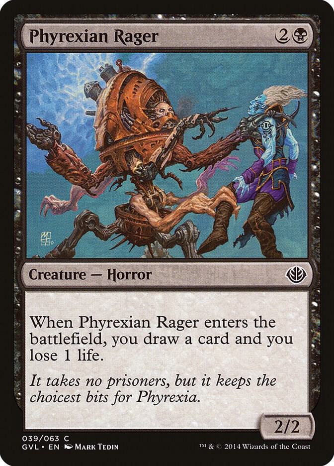 Phyrexian Rager [Duel Decks: Anthology] 39