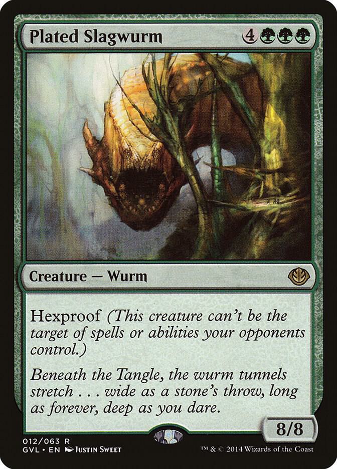 Plated Slagwurm [Duel Decks: Anthology] 12