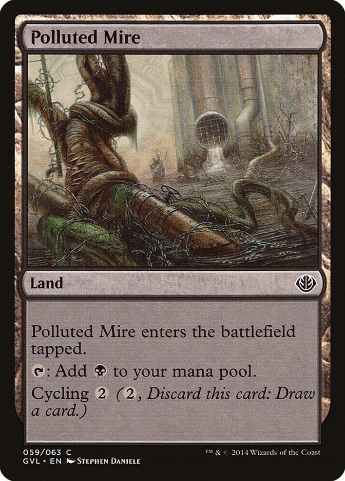 Polluted Mire [Duel Decks: Anthology] 59