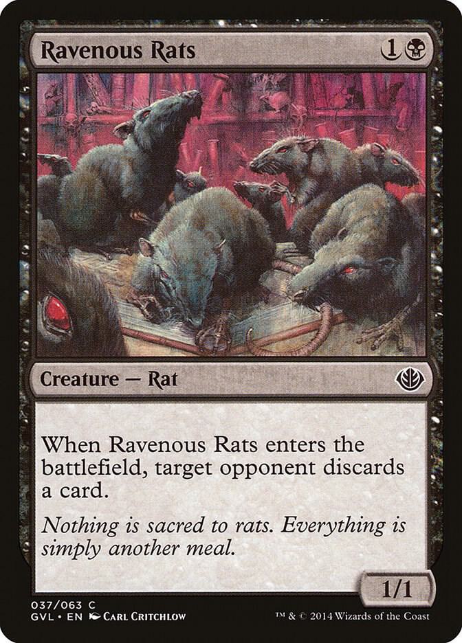 Ravenous Rats [Duel Decks: Anthology] 37