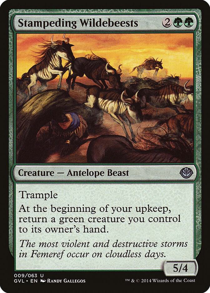 Stampeding Wildebeests [Duel Decks: Anthology] 9