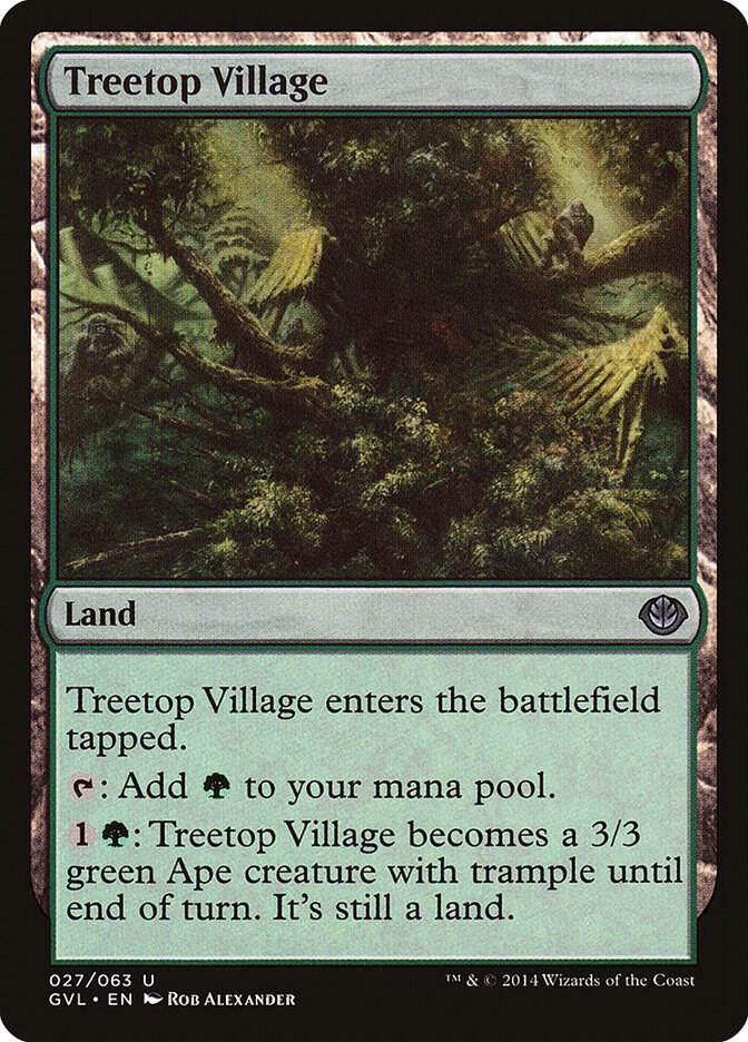 Treetop Village [Duel Decks: Anthology] 27