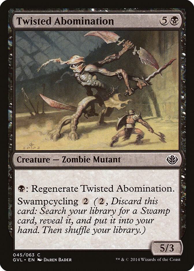 Twisted Abomination [Duel Decks: Anthology] 45