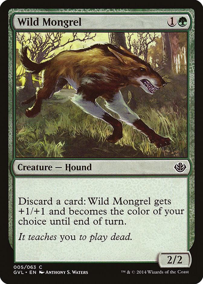Wild Mongrel [Duel Decks: Anthology] 5