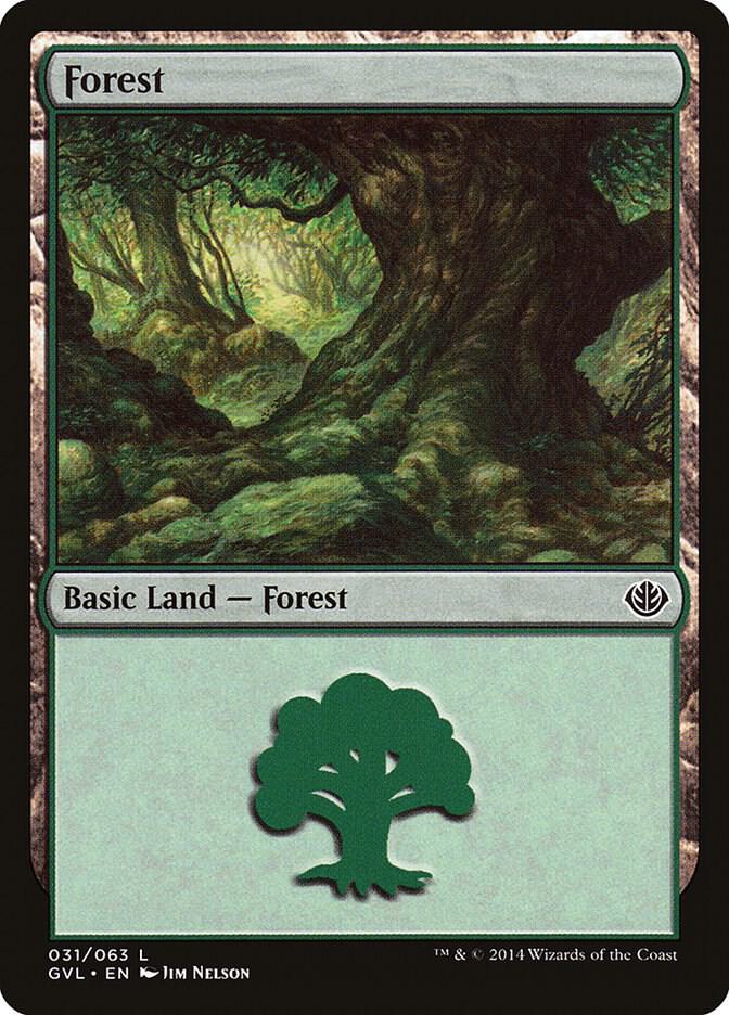 Forest (031) (GVL) [Duel Decks: Anthology] 31