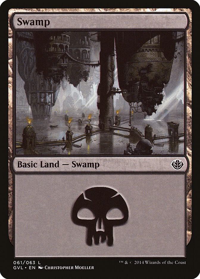 Swamp (061) (GVL) [Duel Decks: Anthology] 61
