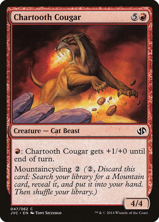 Chartooth Cougar [Duel Decks: Anthology] 47