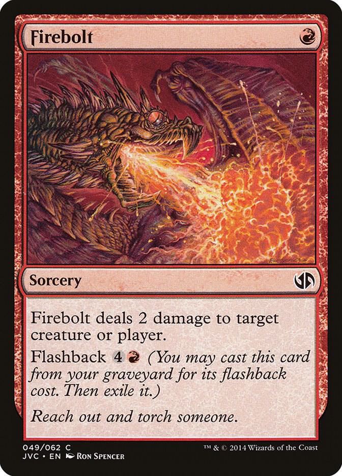 Firebolt [Duel Decks: Anthology] 49