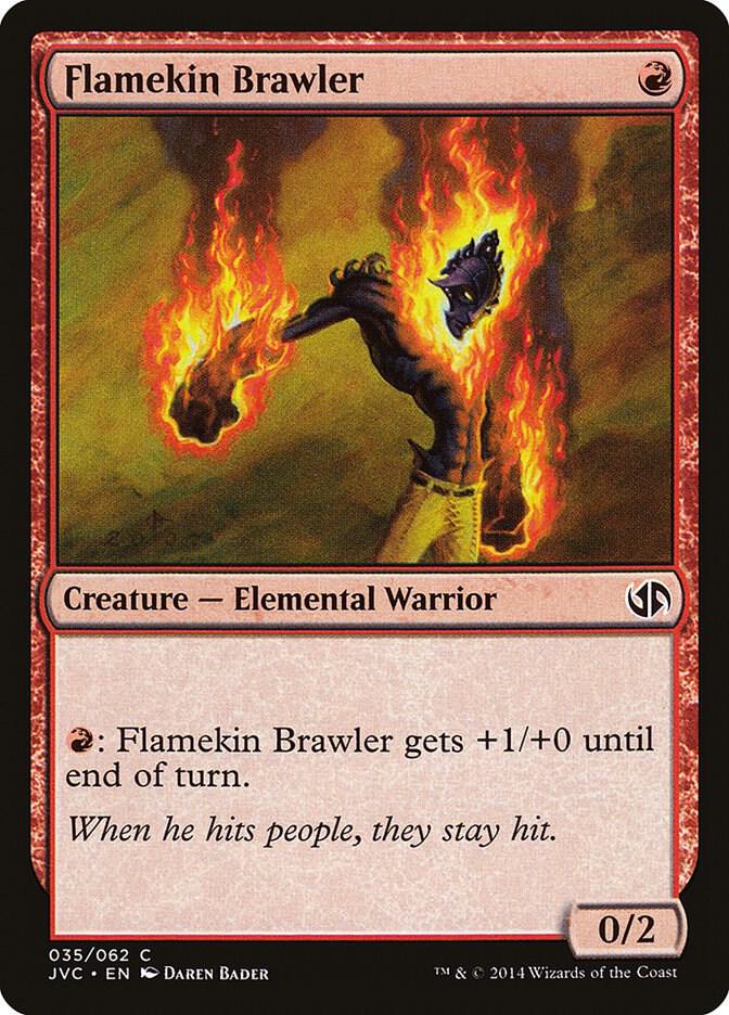 Flamekin Brawler [Duel Decks: Anthology] 35