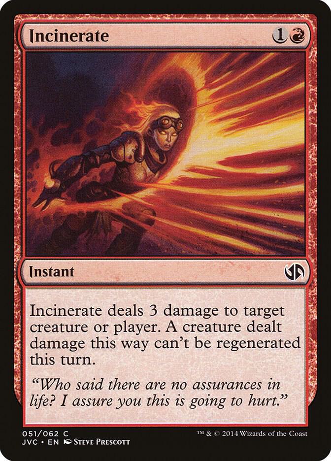 Incinerate [Duel Decks: Anthology] 51