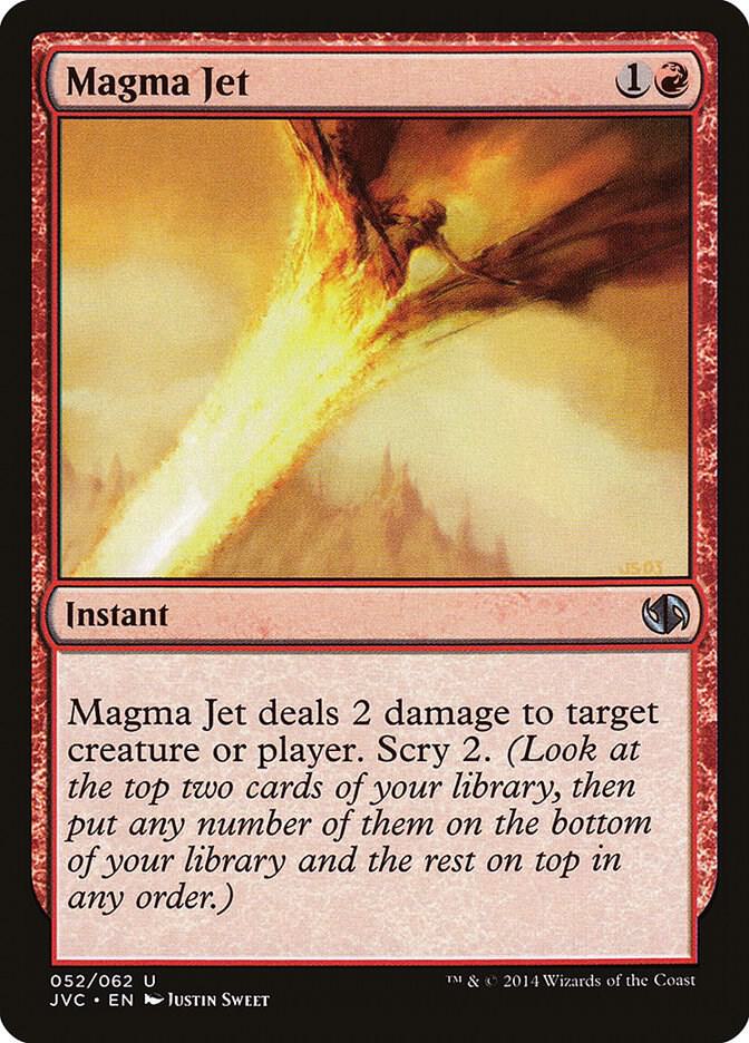 Magma Jet [Duel Decks: Anthology] 52