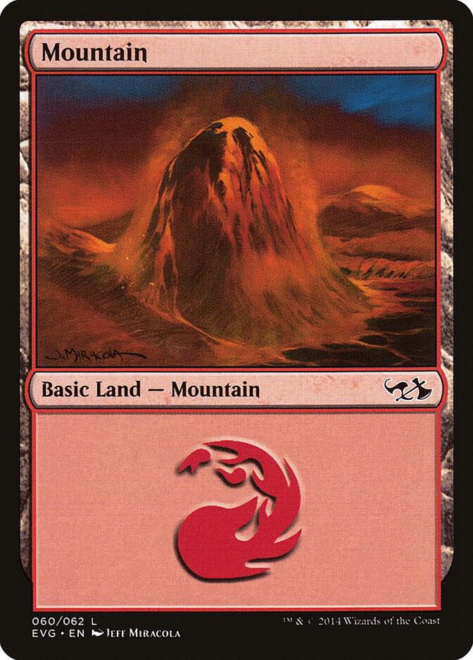 Mountain (060) (EVG) [Duel Decks: Anthology] 60