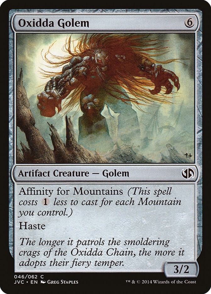 Oxidda Golem [Duel Decks: Anthology] 46