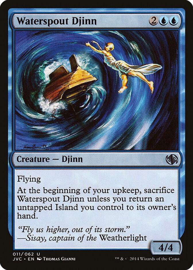 Waterspout Djinn [Duel Decks: Anthology] 11