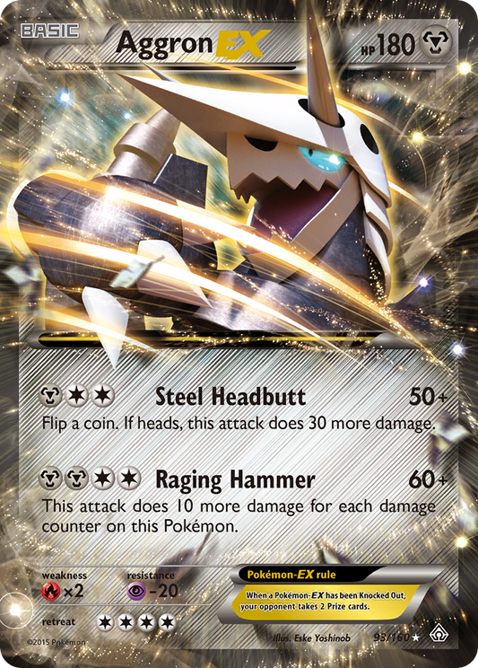 Aggron-EX - 93/160 Primal Clash