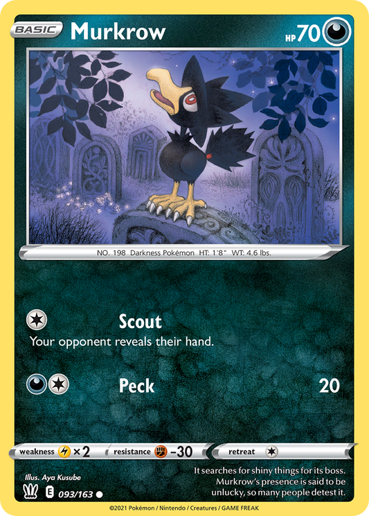 Murkrow - 93/163 Battle Styles