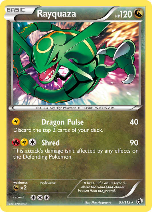 Rayquaza - 93/113 Legendary Treasures