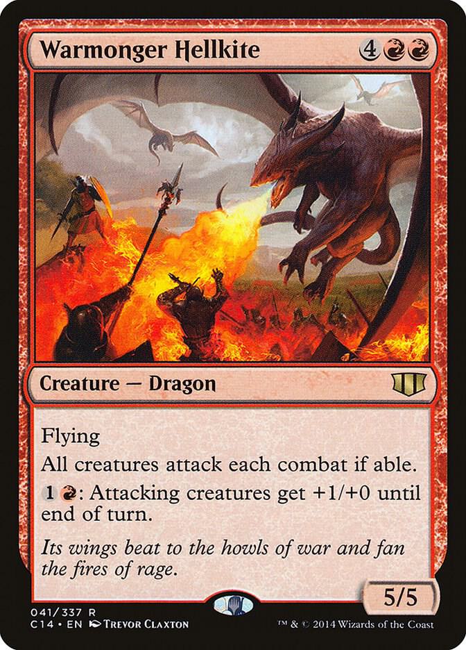 Warmonger Hellkite [Commander 2014] 41