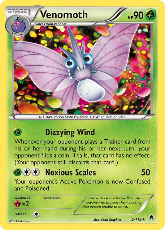 Venomoth [XY - Phantom Forces] 2/119
