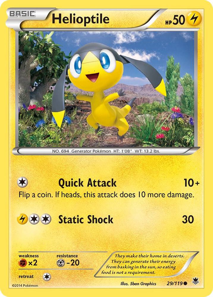 Helioptile (29) [XY - Phantom Forces] 29/119